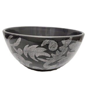 Limited Edition Laurie Gate The Regency Collection Serving/Fruit Bowl RARE Gray
